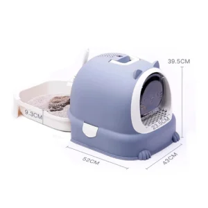 Arenera elegant con tapa gato