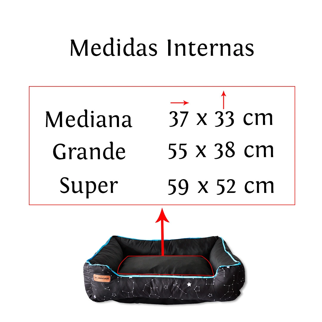 Cama acolchada con forro impermeable para perro - Imagen 2