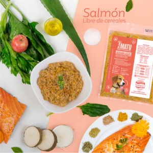 alimento para perro salmon